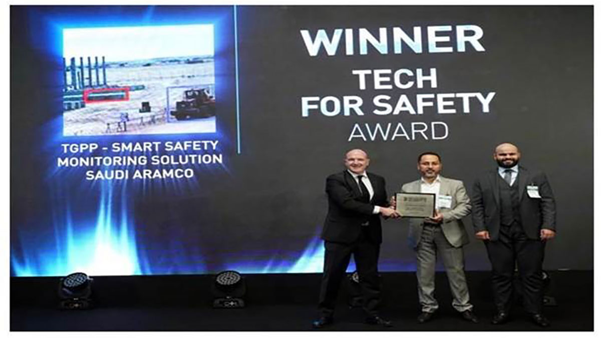 Innovative Aramco technology wins safety award