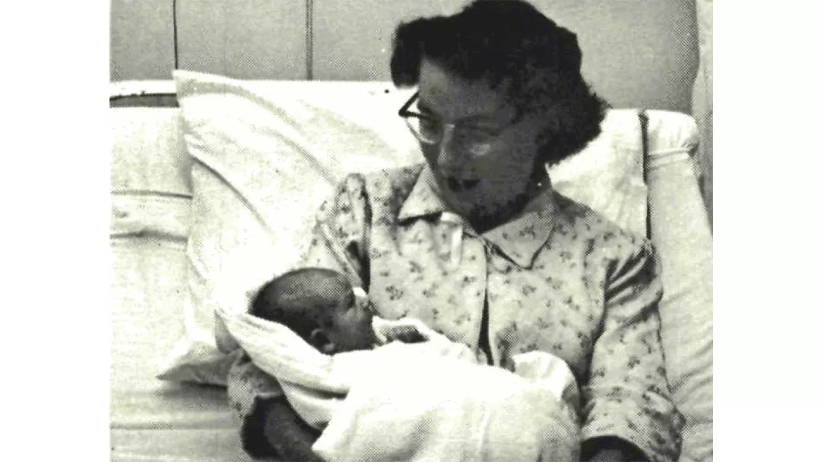 July 1956 1000th baby born in Dhahran hospital