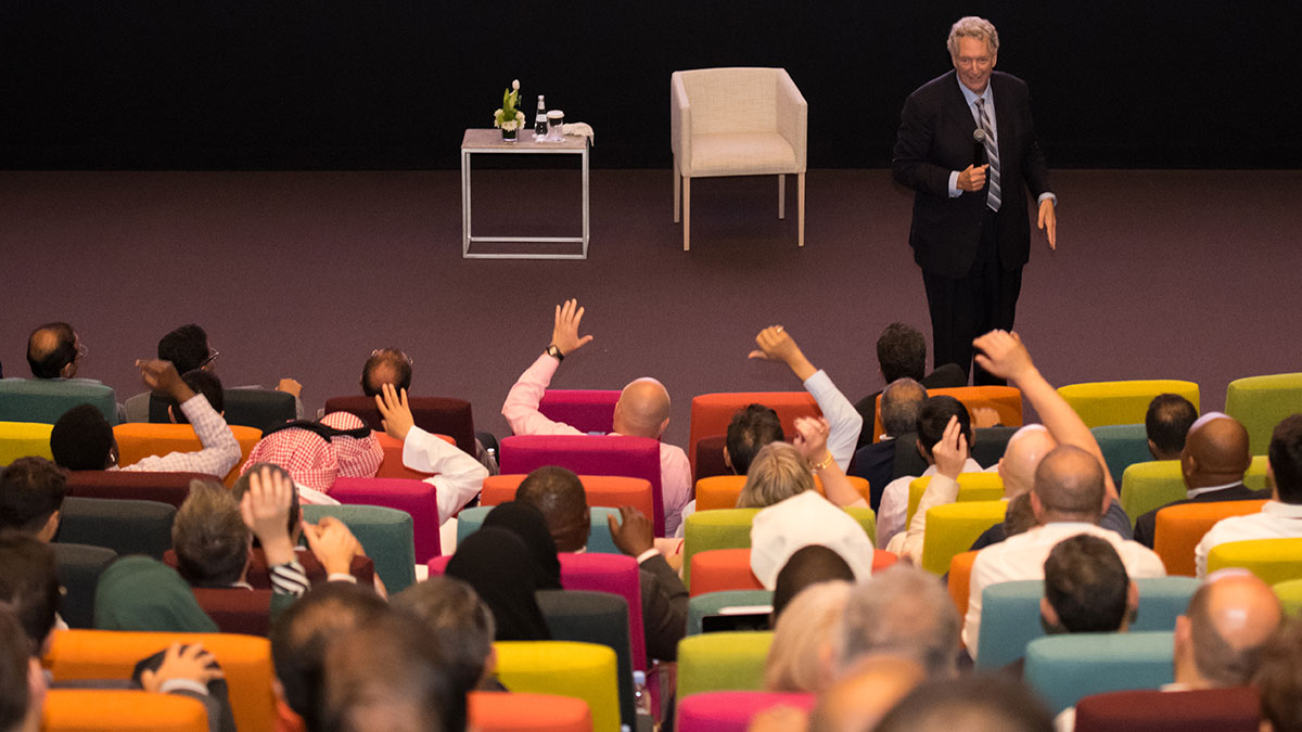 Human Resources guru David Ulrich speaks at Ithra in Dhahran executive speaker series