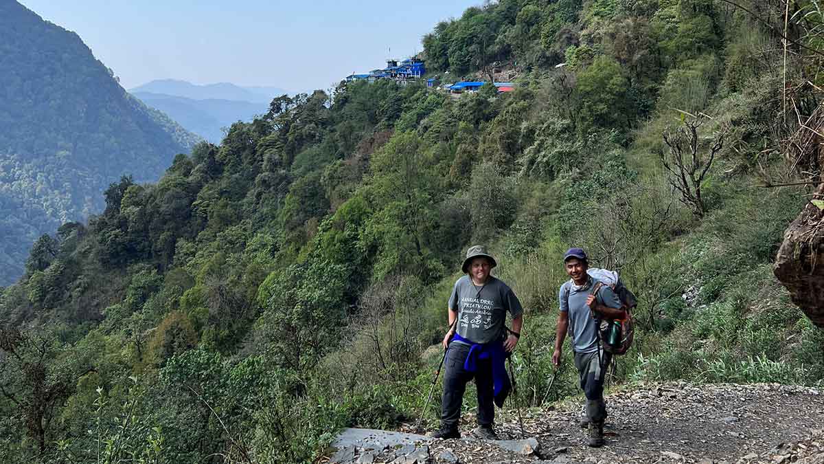 Prem and Albert in Nepal Aramcon travel