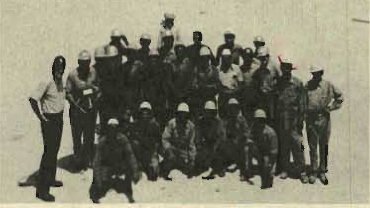 July 1975 rig winners Rig No. 4 Abqaiq area