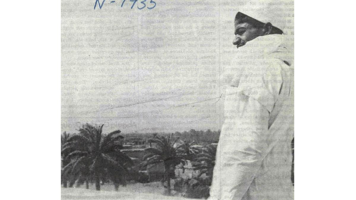Oasis of al-Hasa and dune threats 1961
