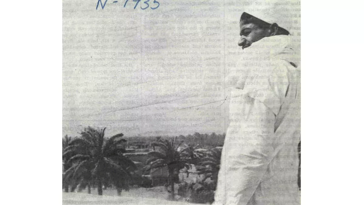 Oasis of al-Hasa and dune threats 1961
