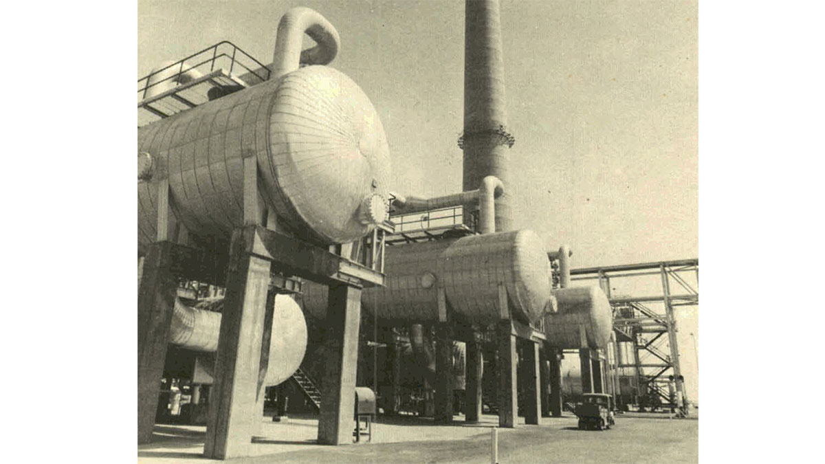 1979 Aramco Berri Gas Plant sulfur recovery facility