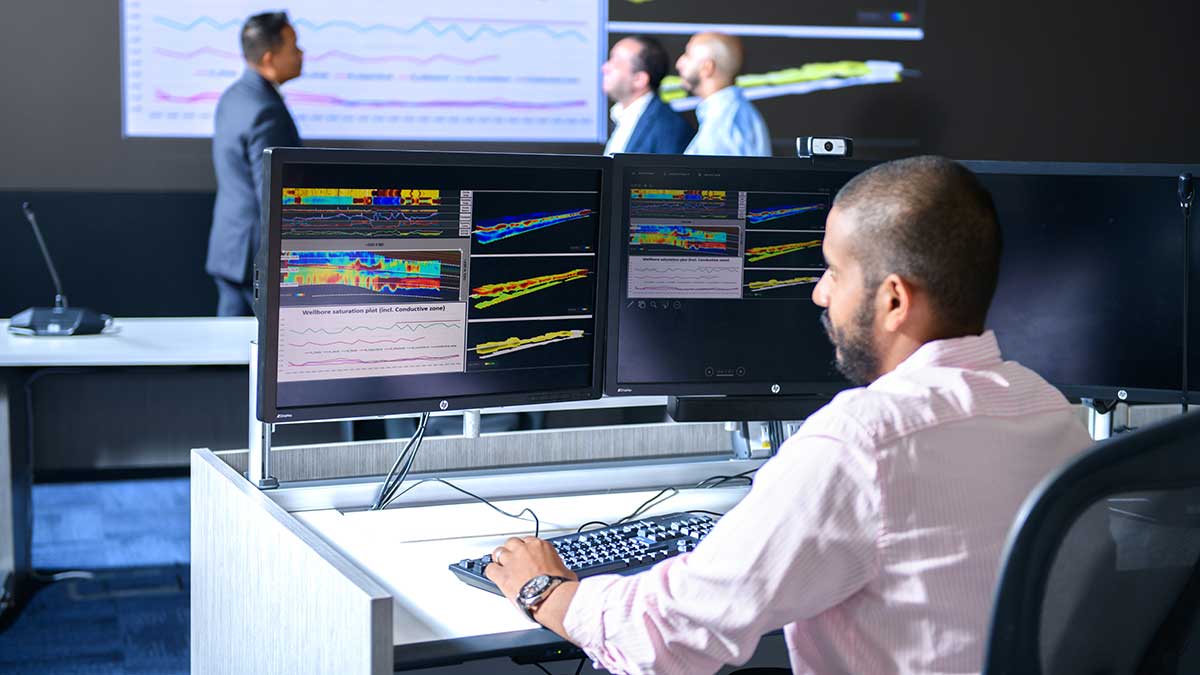 Turki Al Refai monitors drilling technology feature Aramco