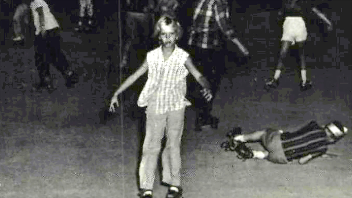 1958 Aramco rollerskating in Abqaiq