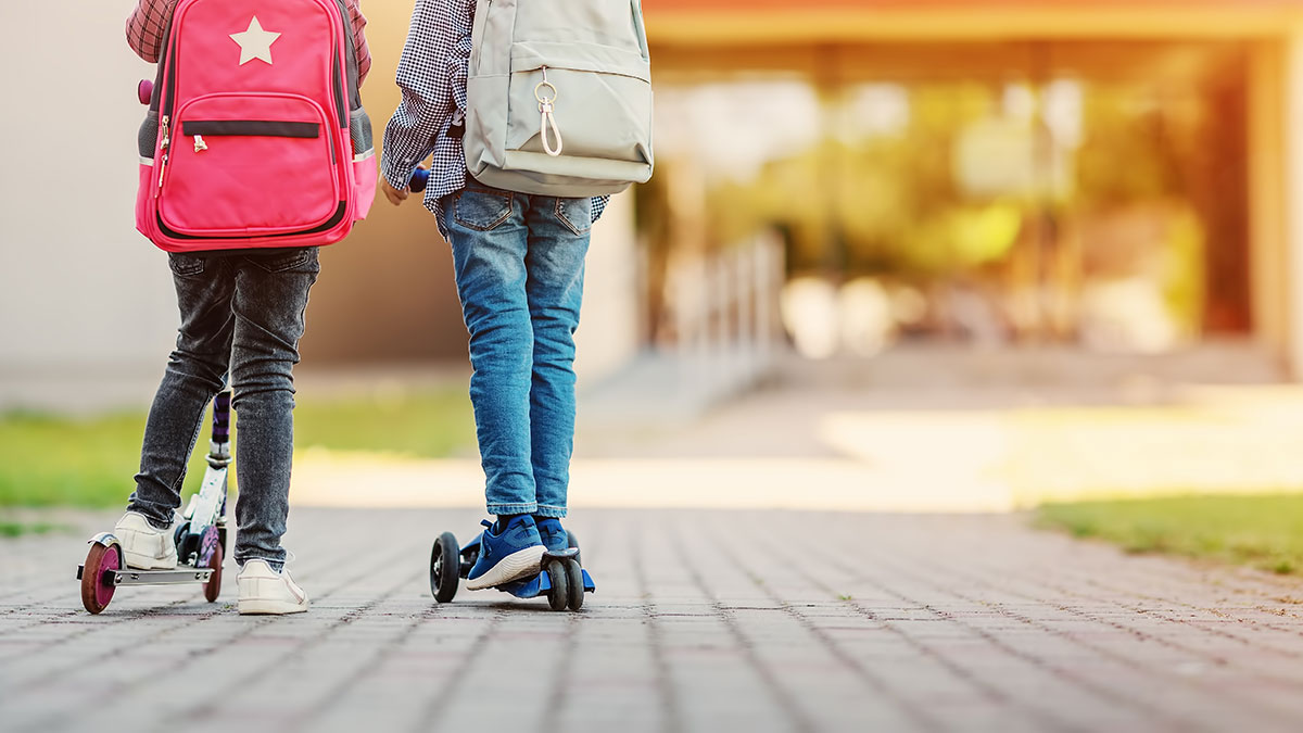 school starting again watch for traffic