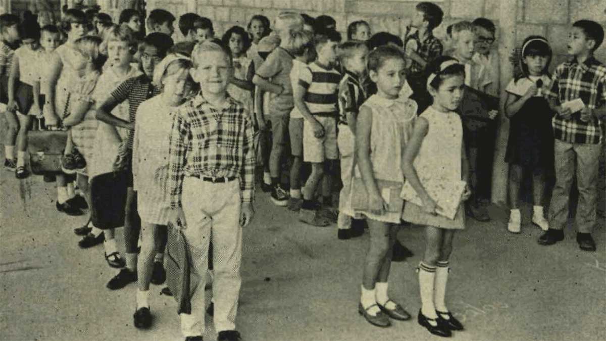 1968 first day of school in Aramco communities