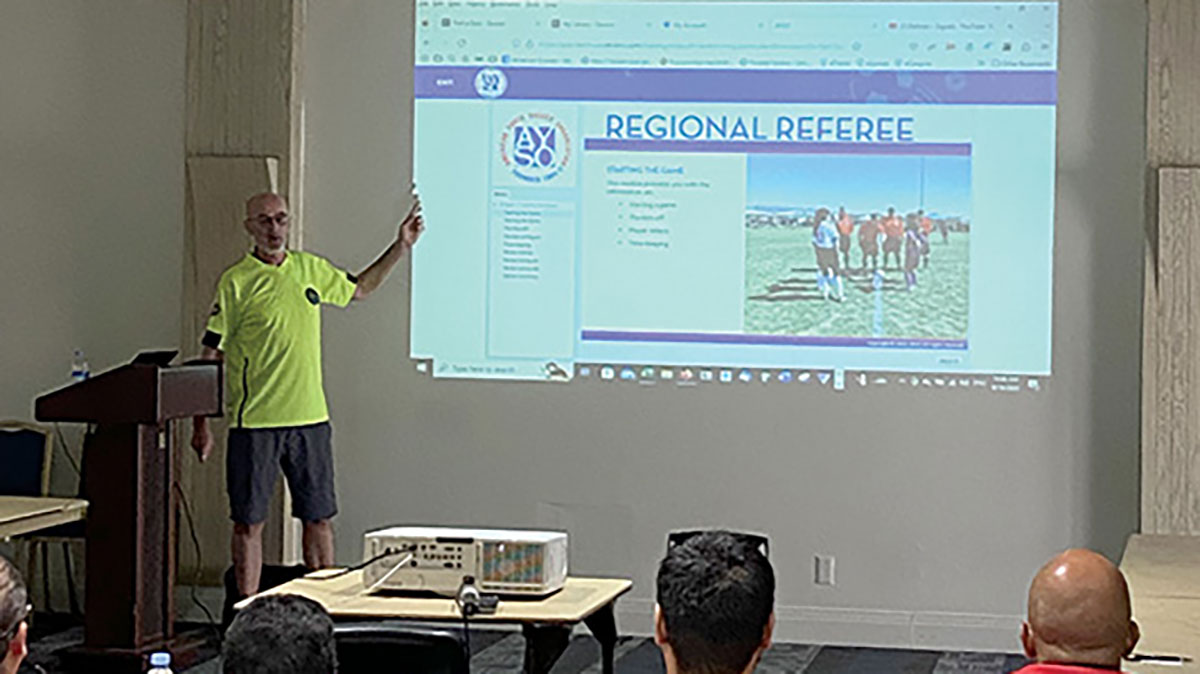 SAYSO Bo Cosic regional referee training at Aramco