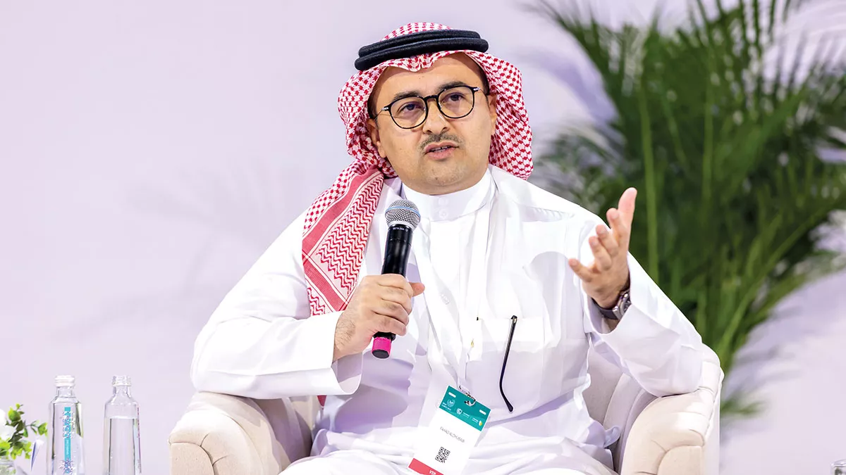 Fahad K Al Thubaib Aramco senior vice president of SMA at Middle East North Africa Climate Week forum in Riyadh 2023