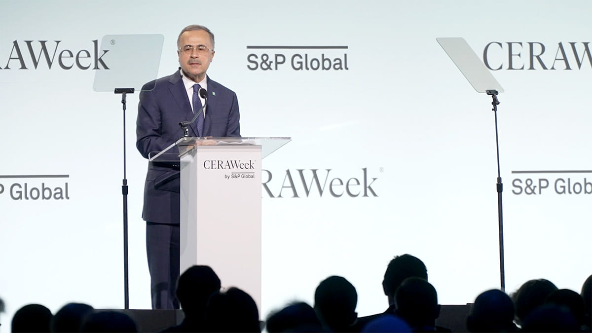 VIDEO: Amin Nasser highlights need for lower-carbon energy with minimal disruption to daily life