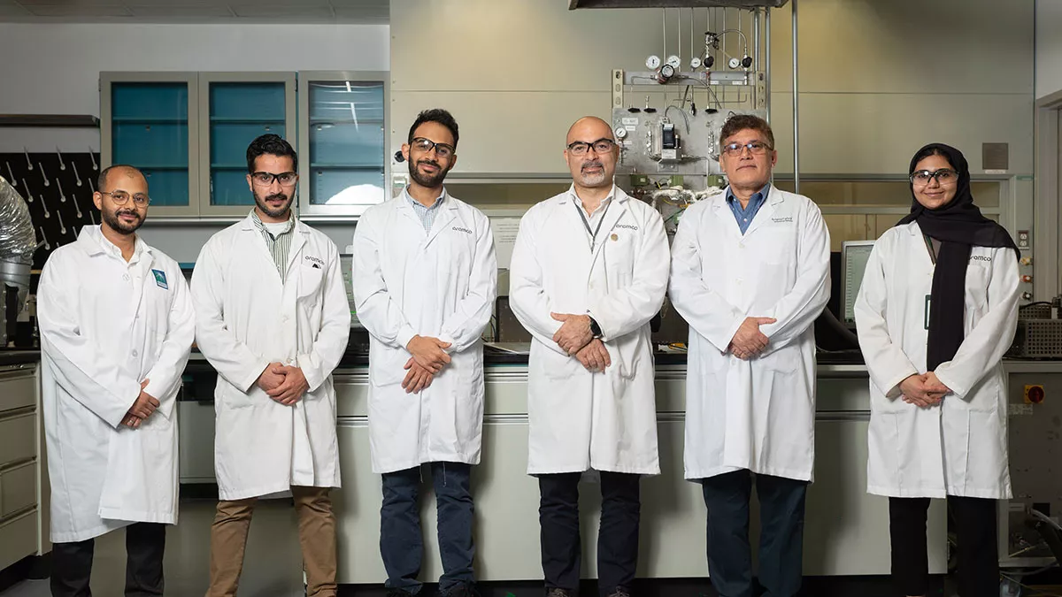 Carbon Dioxide Direct Air Capture team Aramco