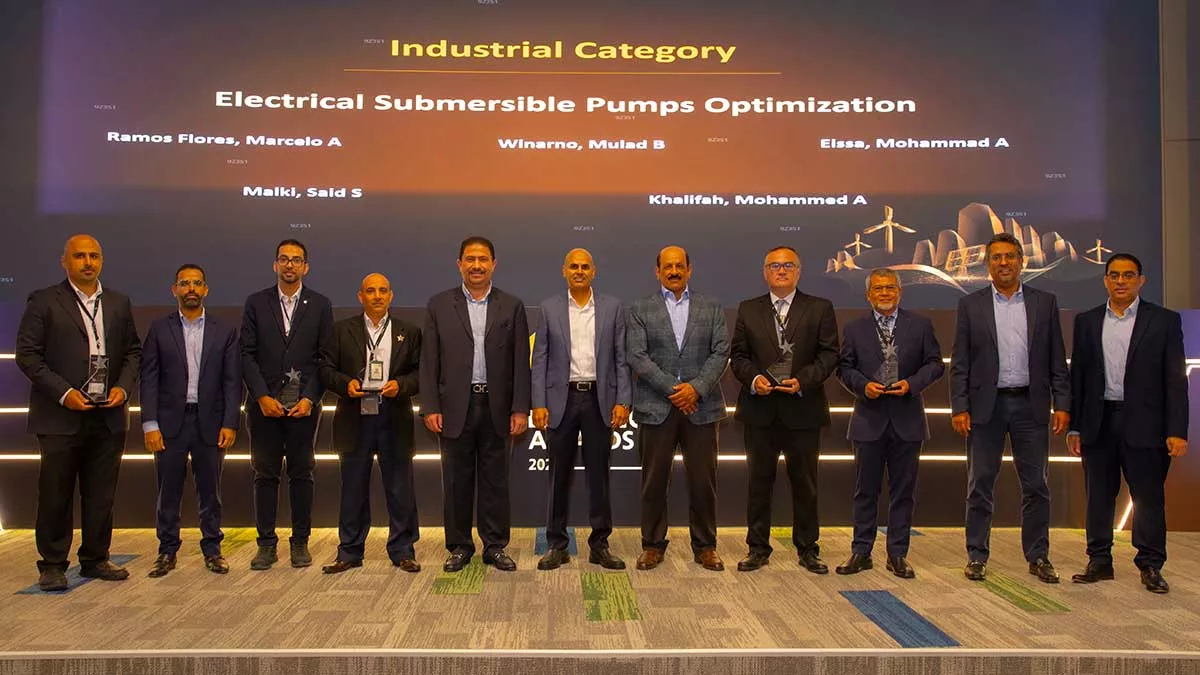 Aramco Energy Efficiency Winner Team Industrial Energy Project