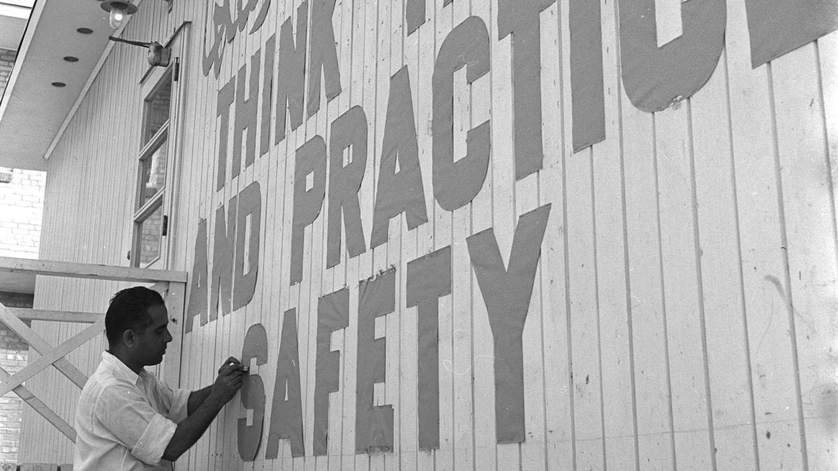 World Day for Safety and Health at Work historic photo