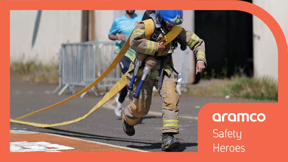 World Firefighter Games 16 Aramco firefighter participant from 2022