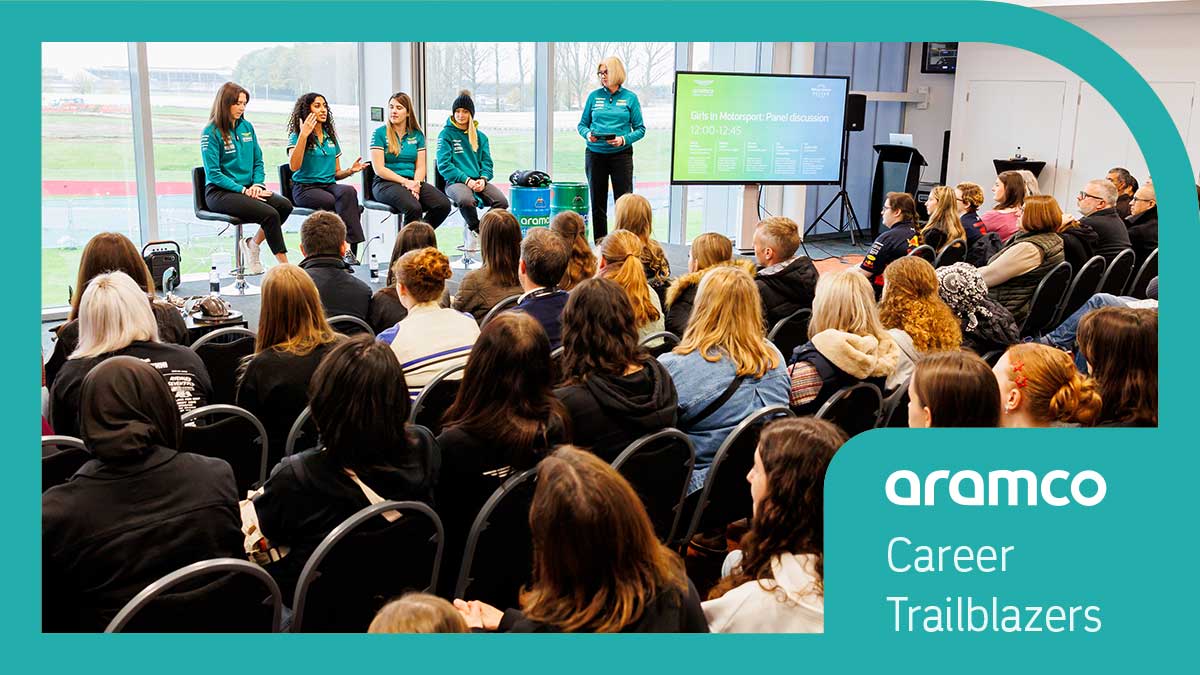 GirlsWill F1 Aston Martin Team workshop in U.K.