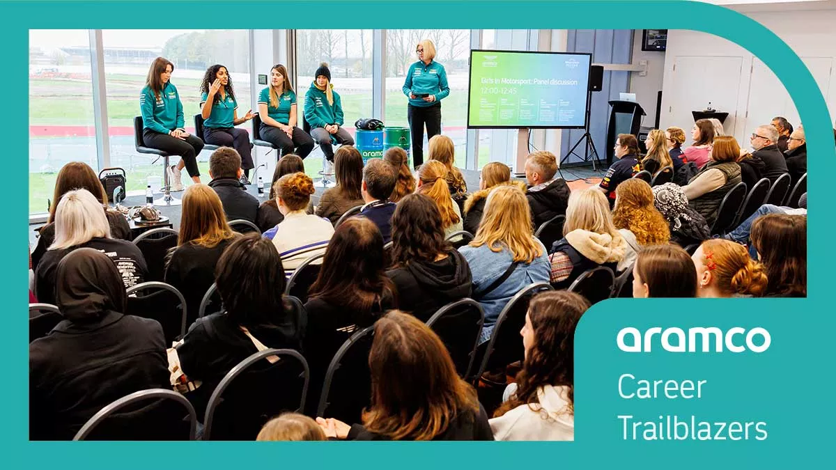 GirlsWill F1 Aston Martin Team workshop in U.K.