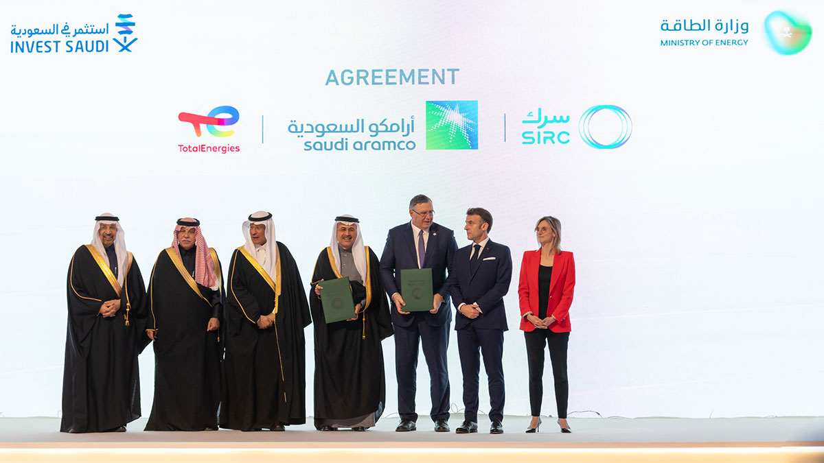 Aramco Total and SIRC signing sustainable fuel plant agreement