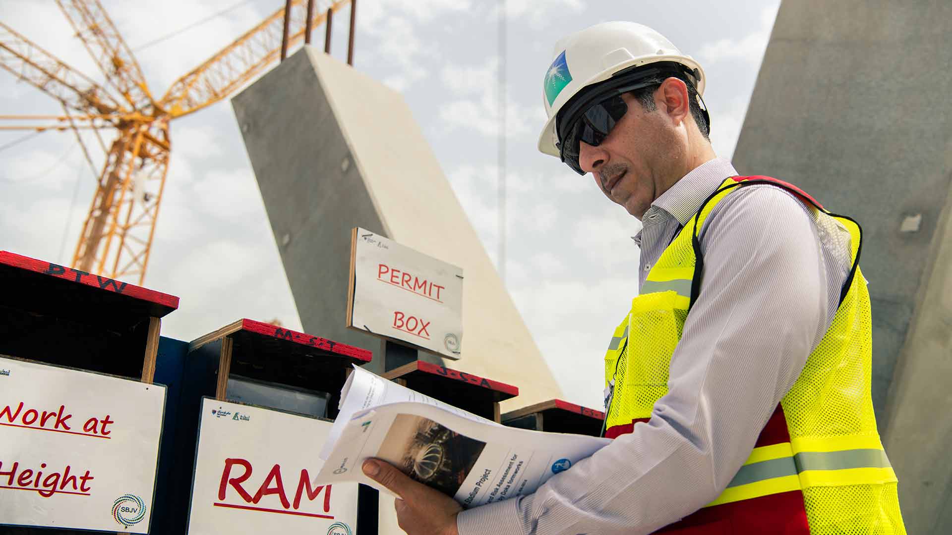 Mohammed A. Al Ghamdi Aramco Stadium safety work permit review