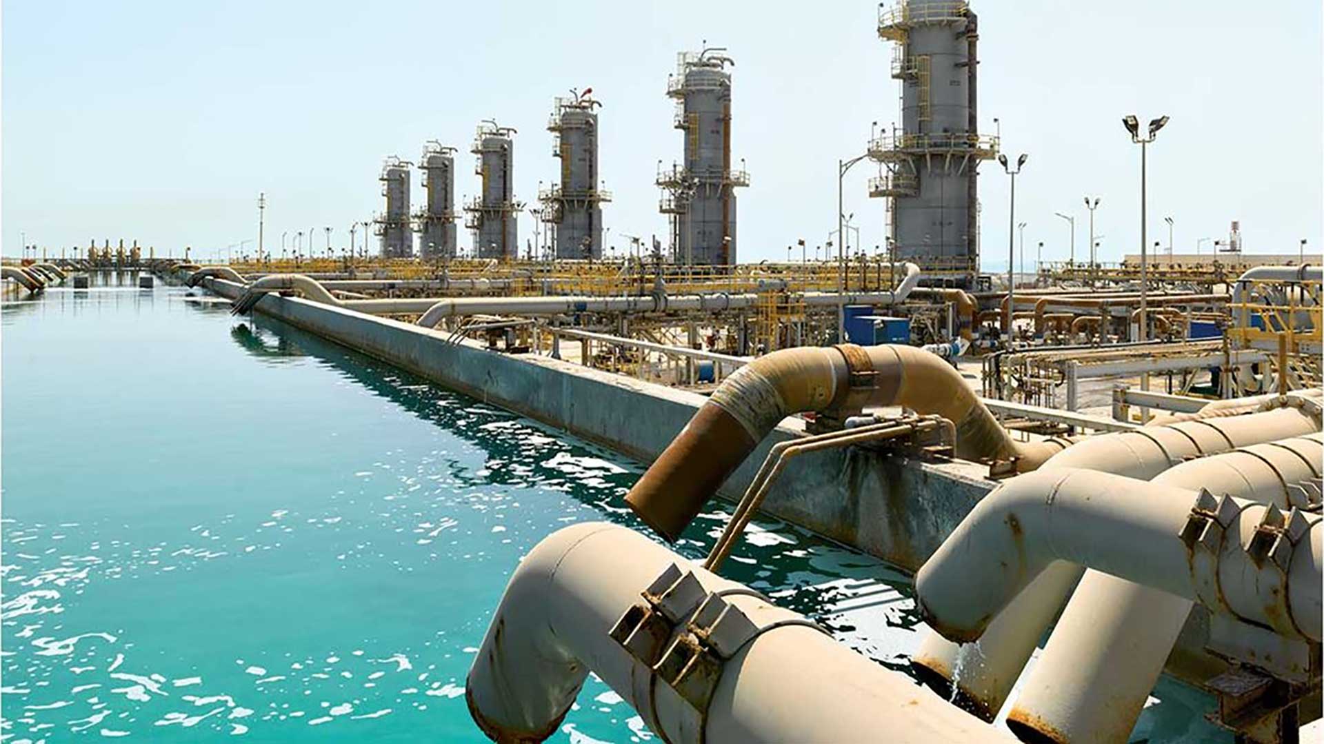 seawater treatment at Qurayyah Sea Water Treatment Plant