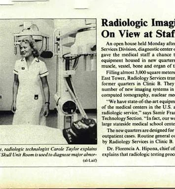 This Day in History (1987): Radiologic imaging systems on view at staff open house
