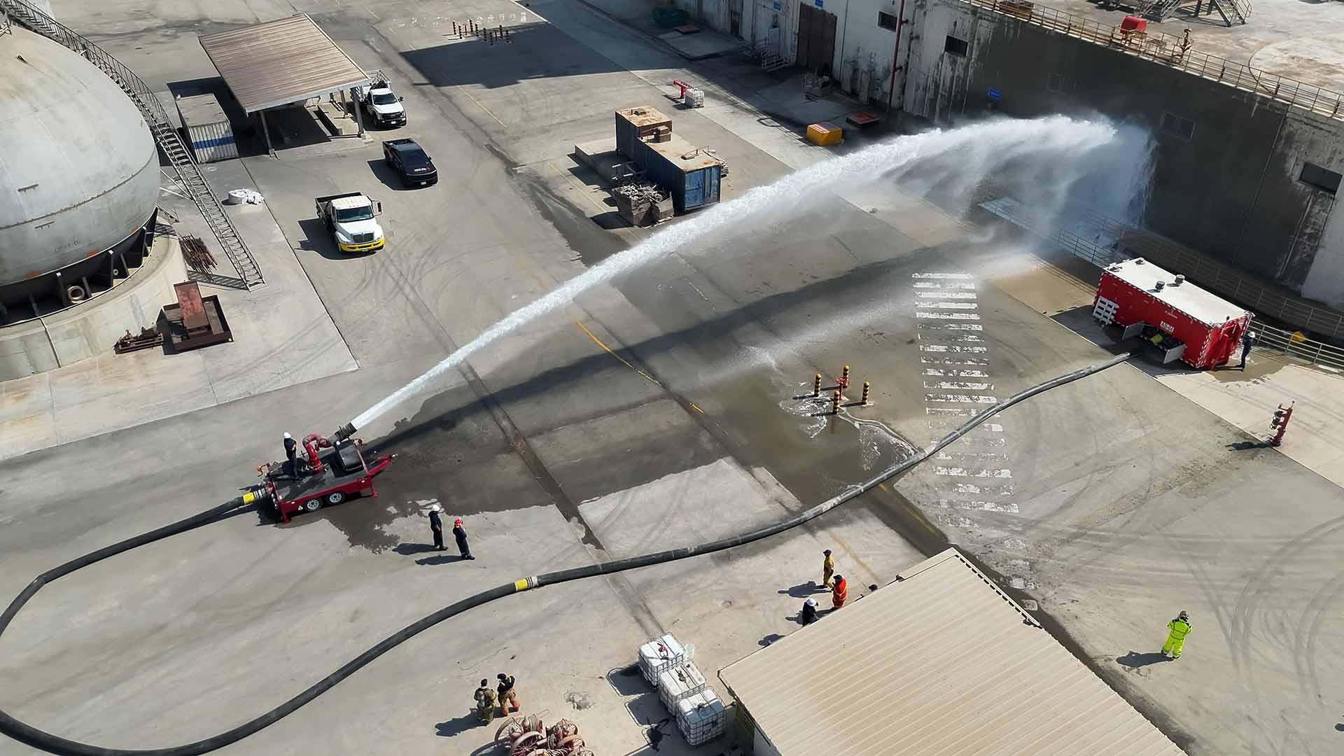 Special Operations Equipment demonstration at Aramco's u’aymah Advanced Fire Training Center. LASTFIRE conference