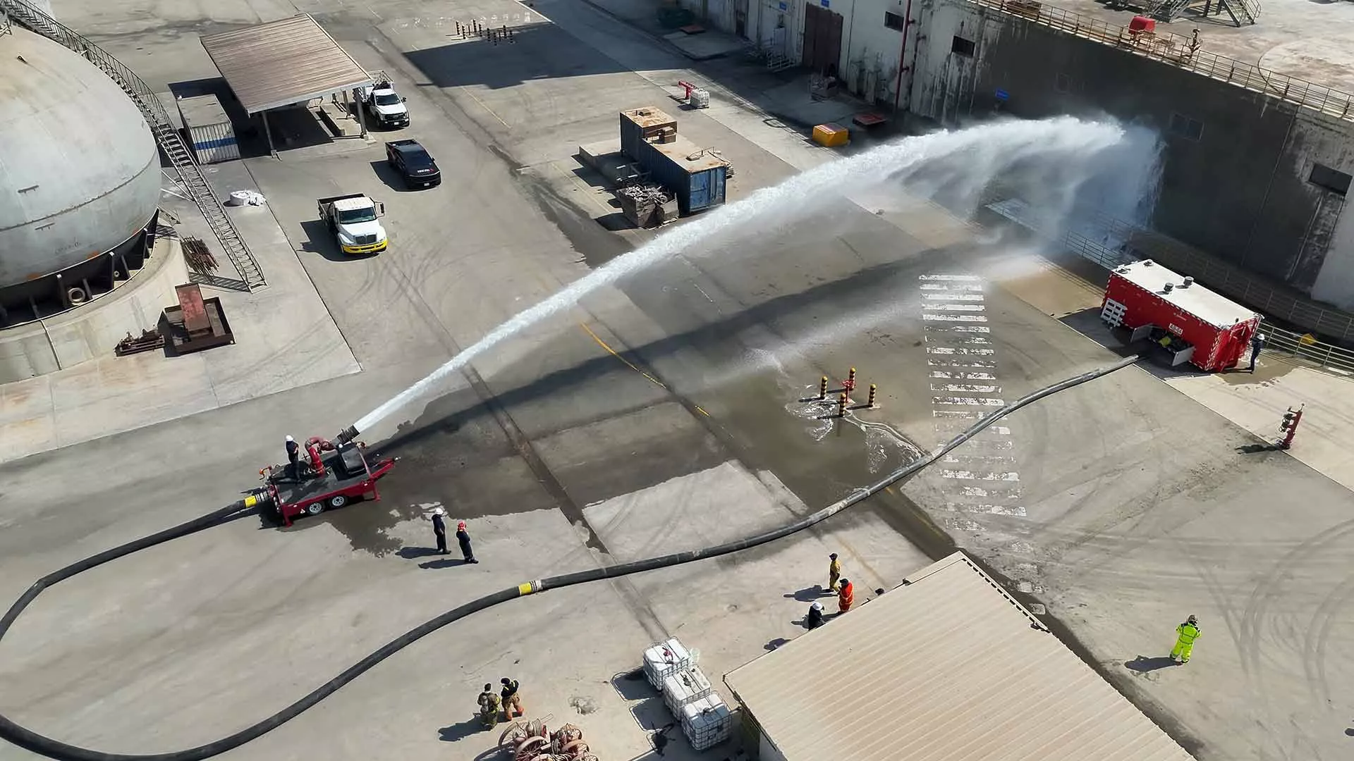 Special Operations Equipment demonstration at Aramco's u’aymah Advanced Fire Training Center. LASTFIRE conference