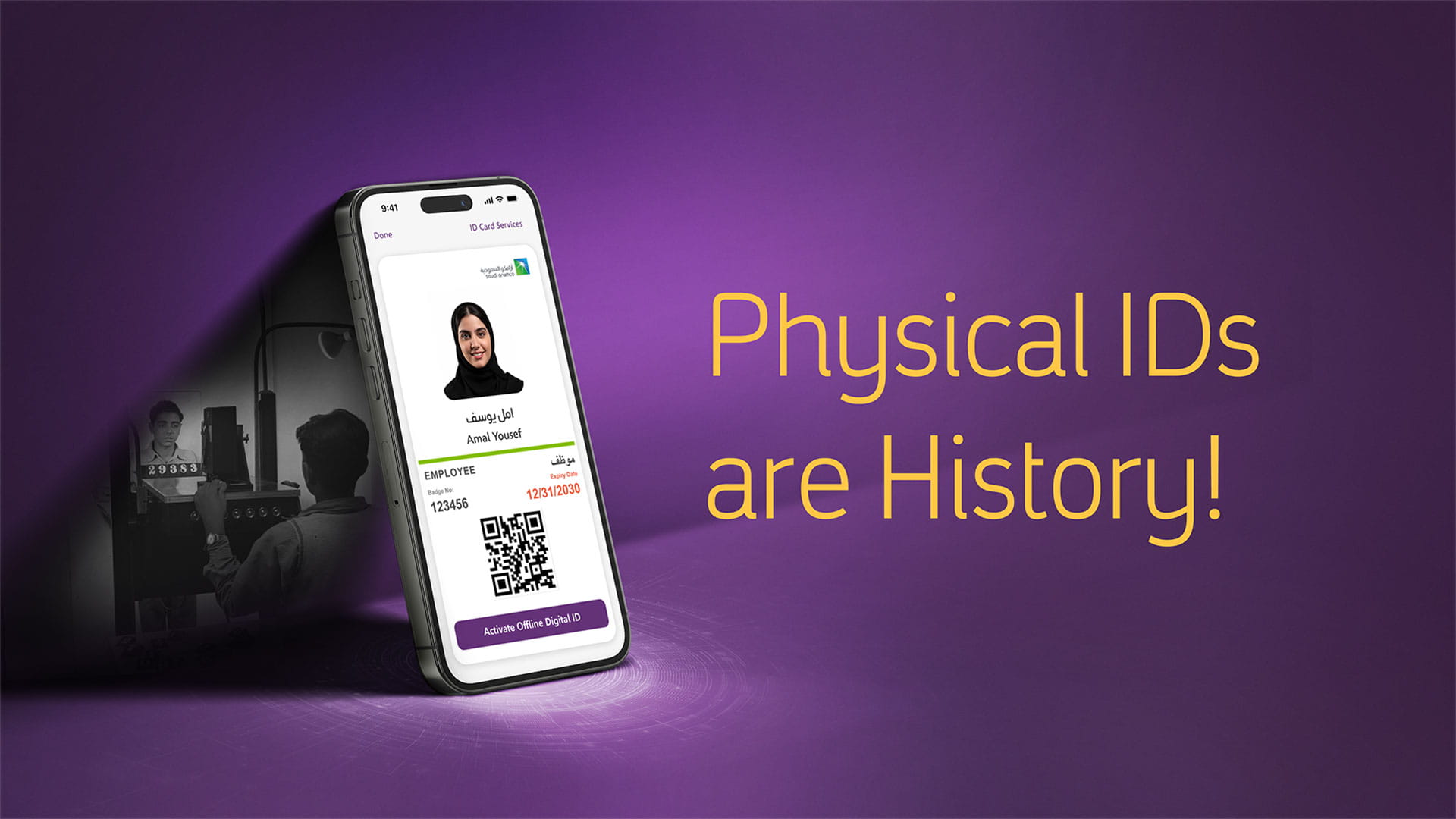 Physical ID badges consigned to history as CEO inaugurates new digital IDs 
