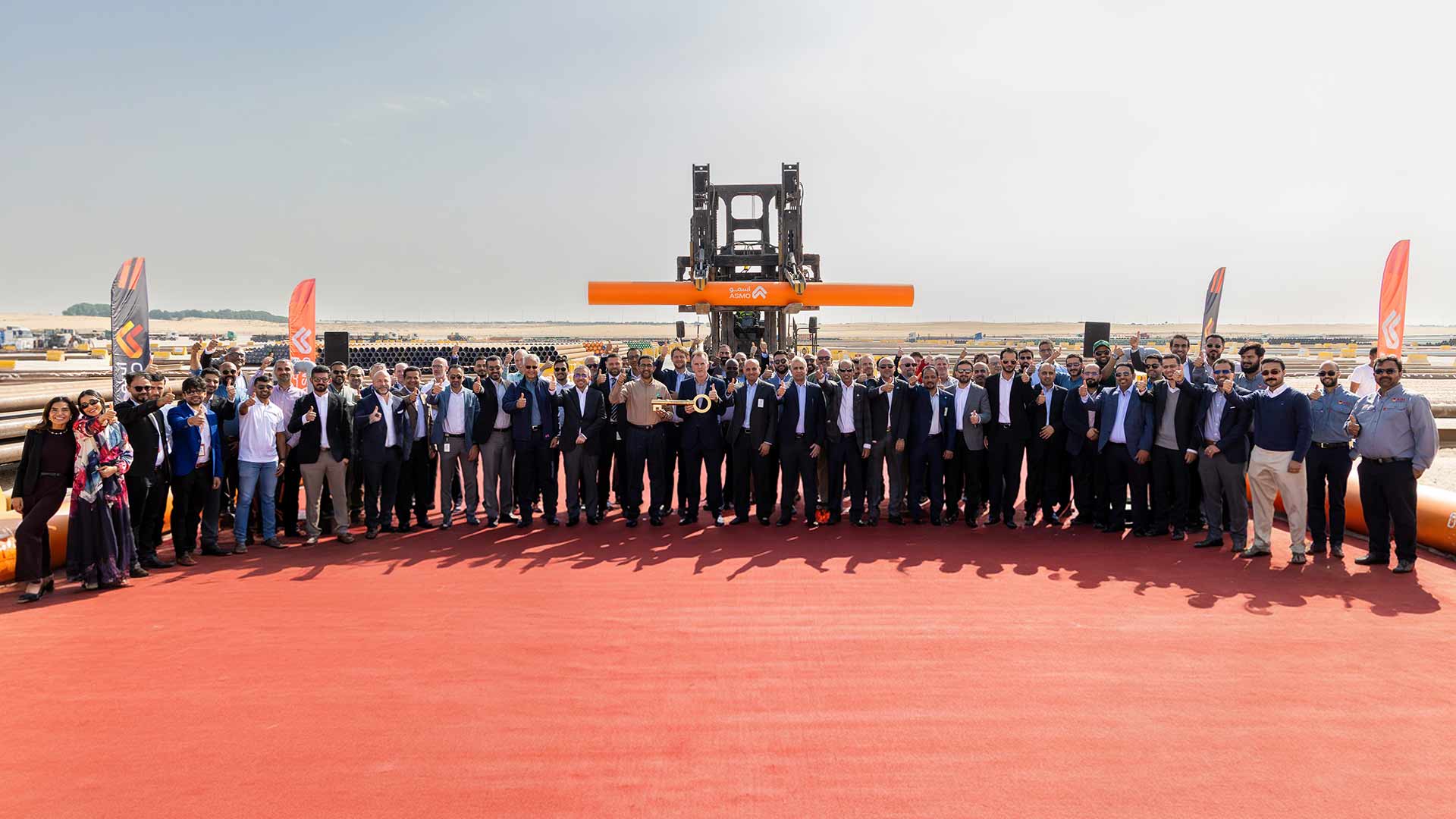 ASMO launches operations at one of world’s largest pipe logistics hubs