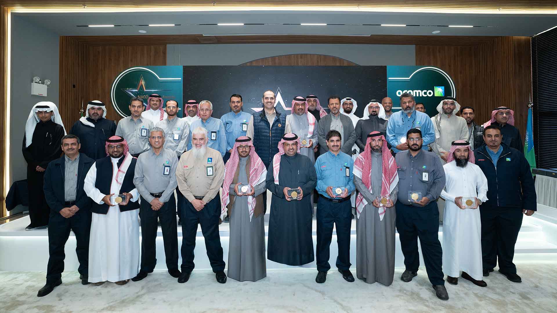 Northern Area Gas Operations holds award ceremony for employees with 25 years of service