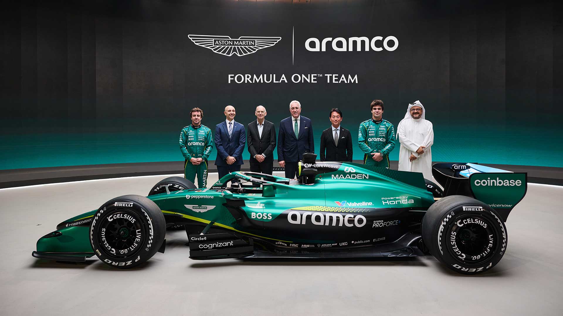 Aston Martin and Aramco unveil AMR26 F1 car at Ithra global launch
