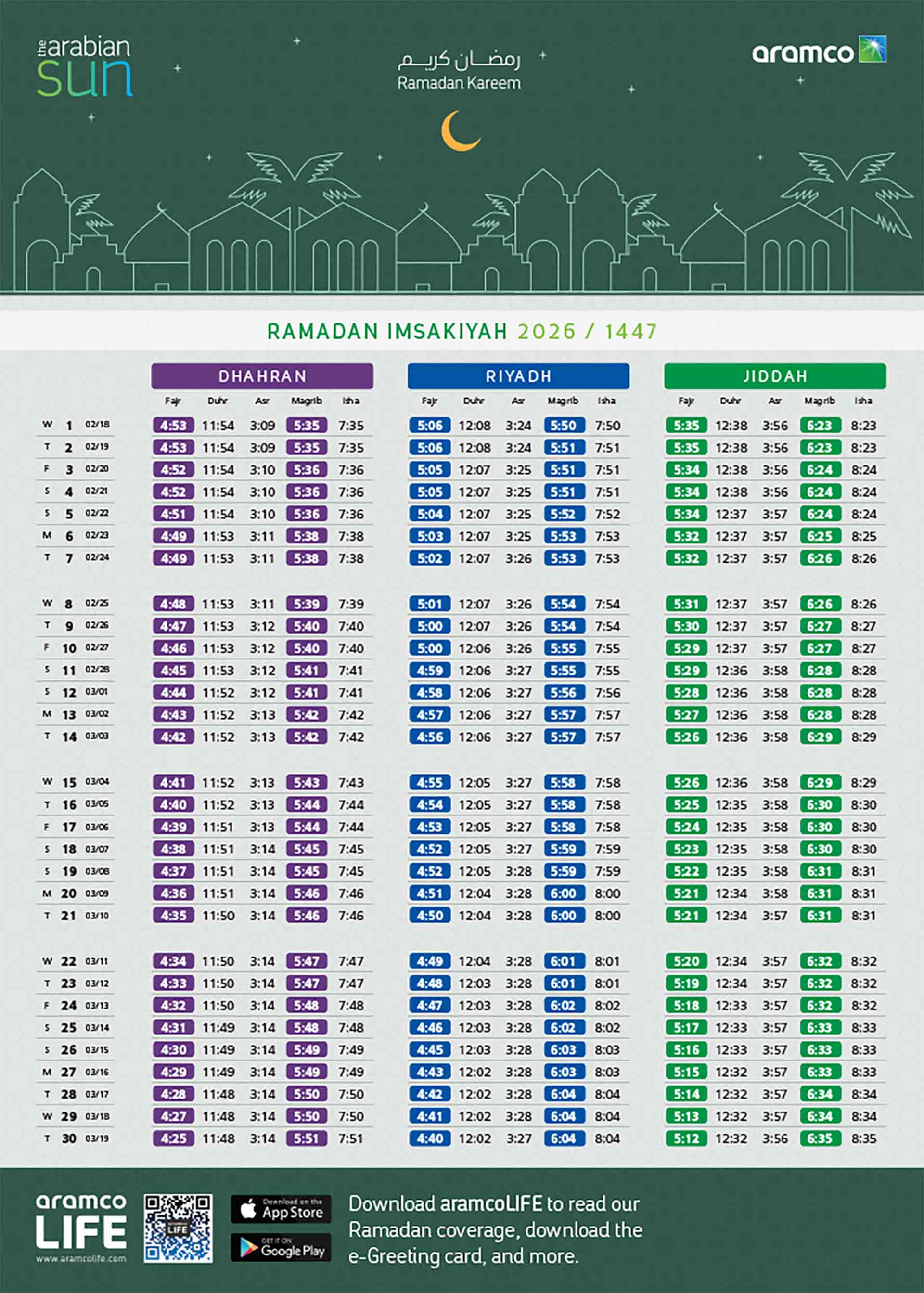 imsakiyah-aramcoLIFE-2026 IMAGE