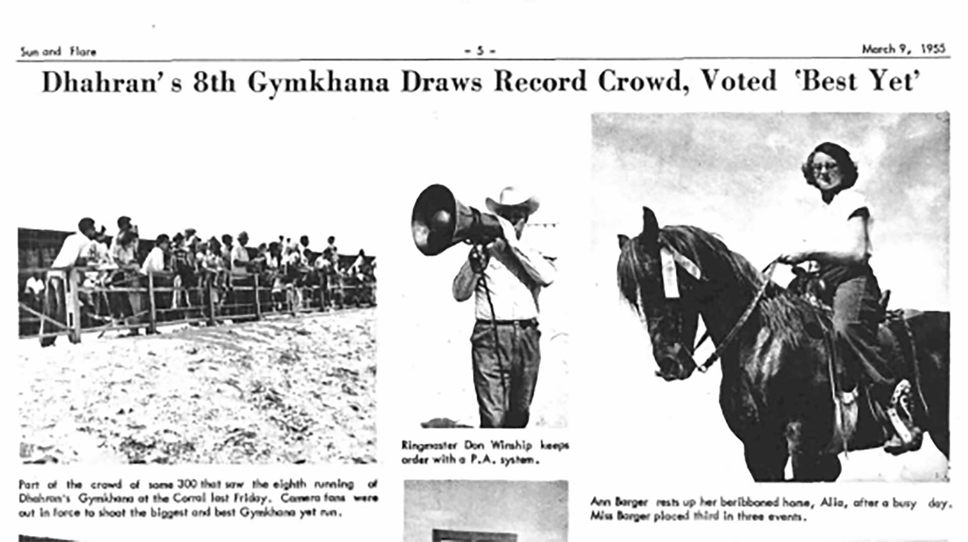  This Day in History (1955): Corral holds 8th Gymkhana