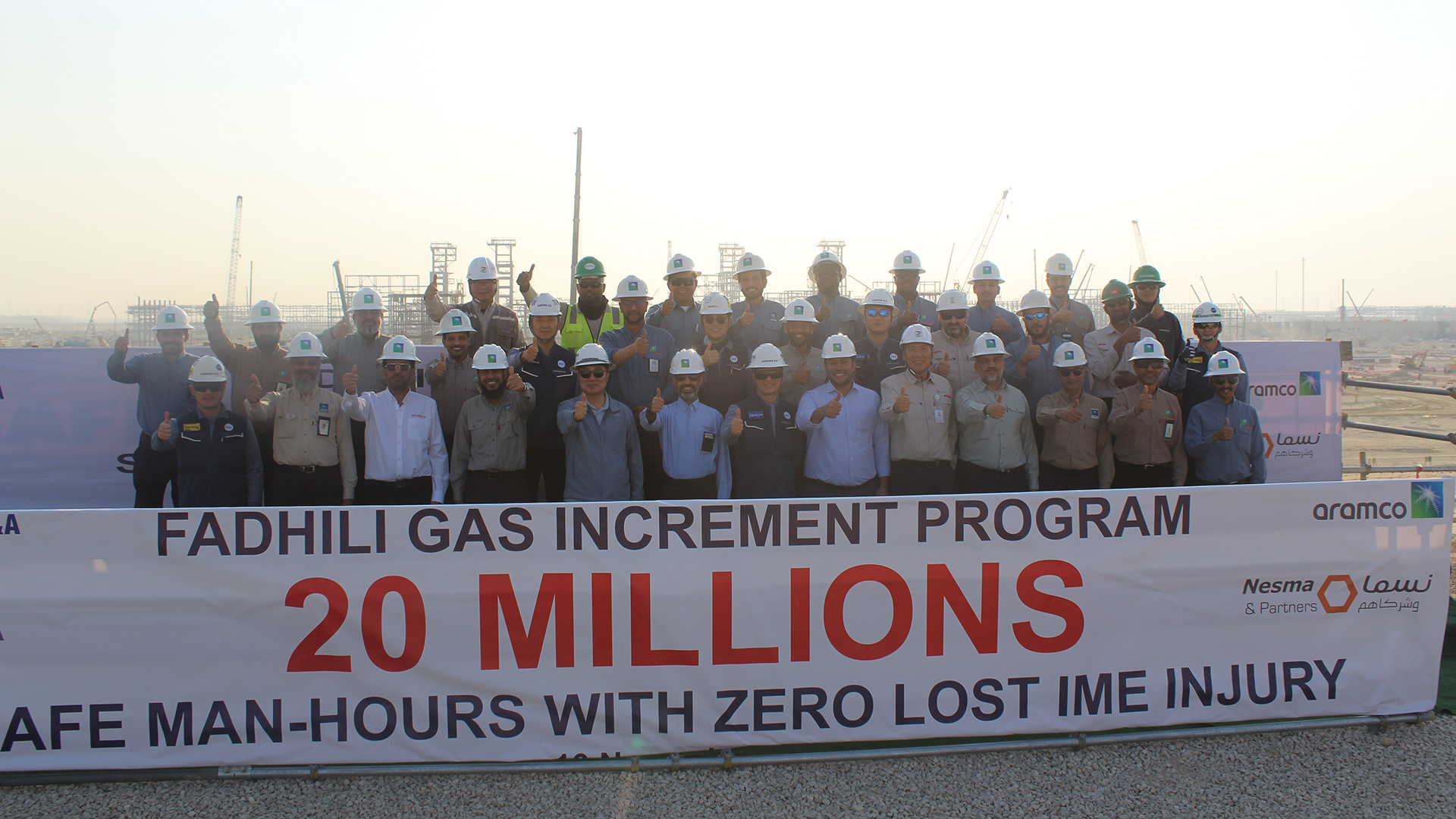 Fadhili Increment Program: 20 million safe man-hours without a Lost Time Incident