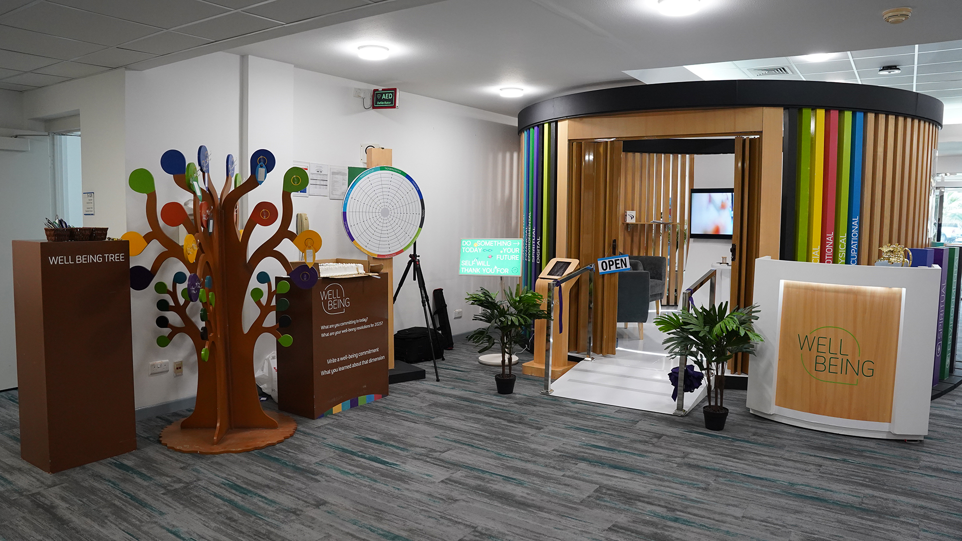 Sea Water Injection Departments host well-being hub in Mubarraz