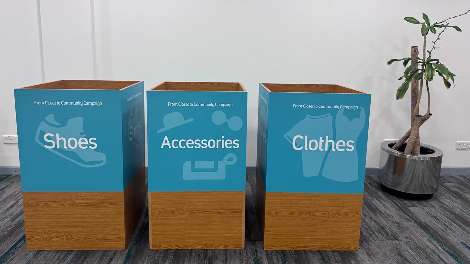 Sea Water Injection Departments hold employee clothes donation campaign for those in need