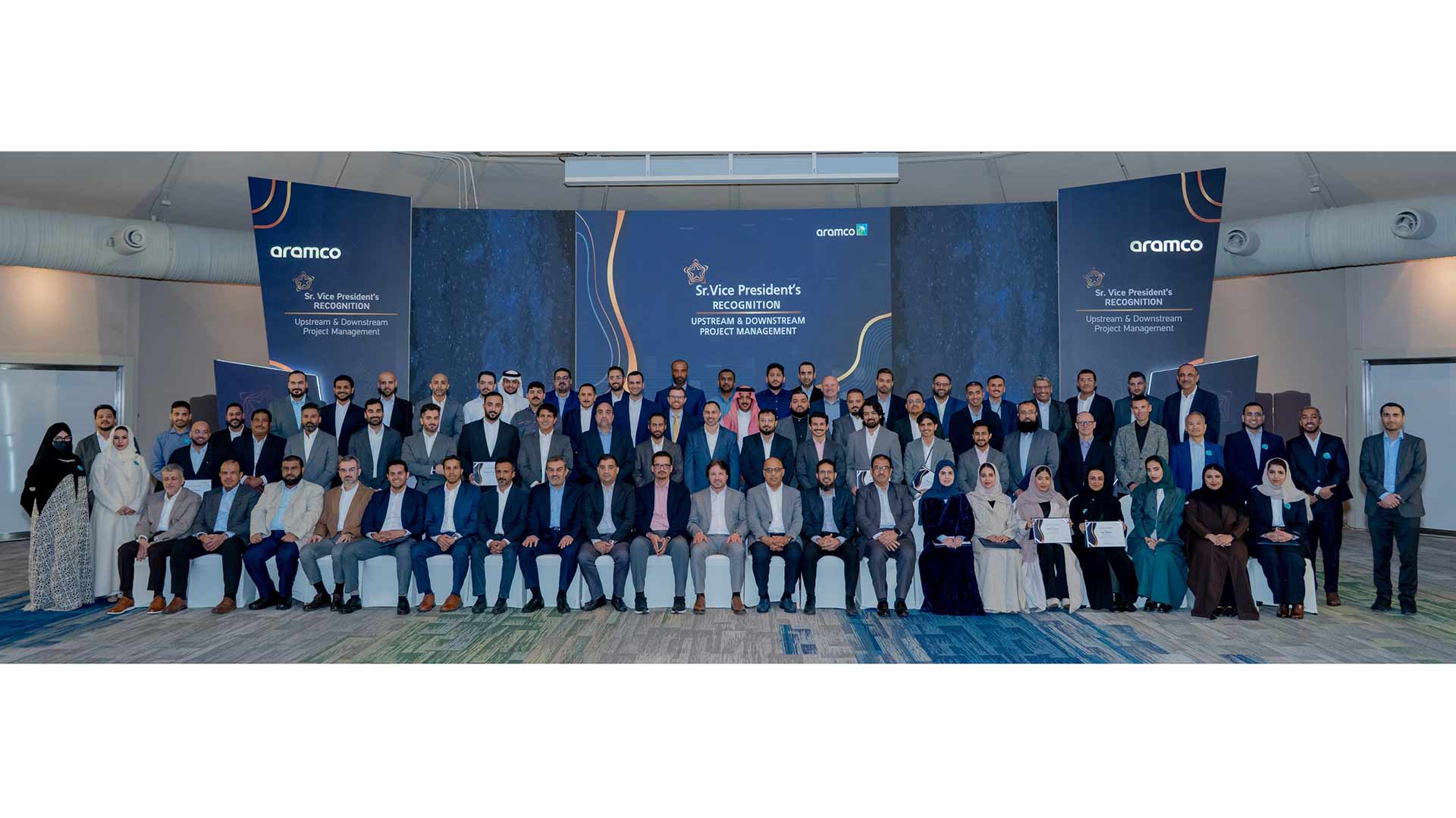 Upstream & Downstream Project Management holds senior vice president recognition ceremony