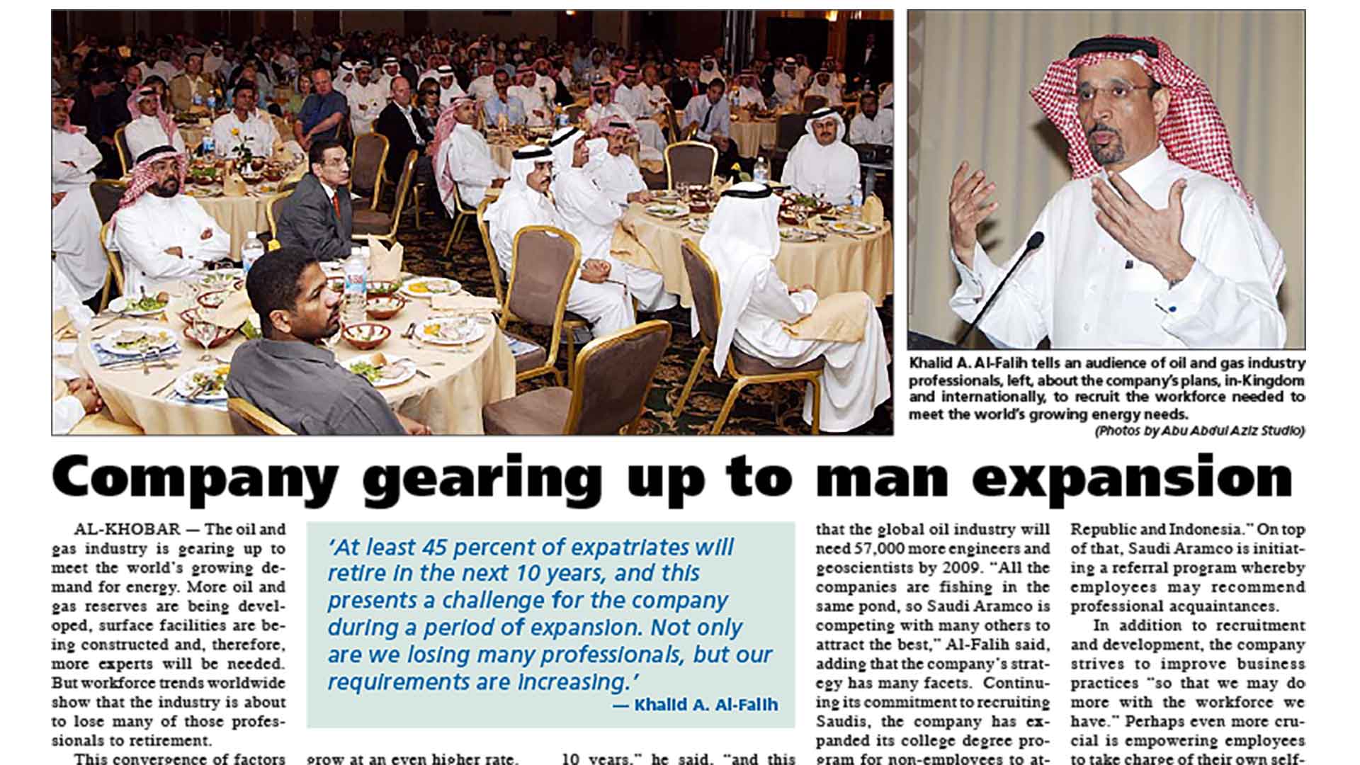 This Day in History (2006): Company gearing up to man expansion