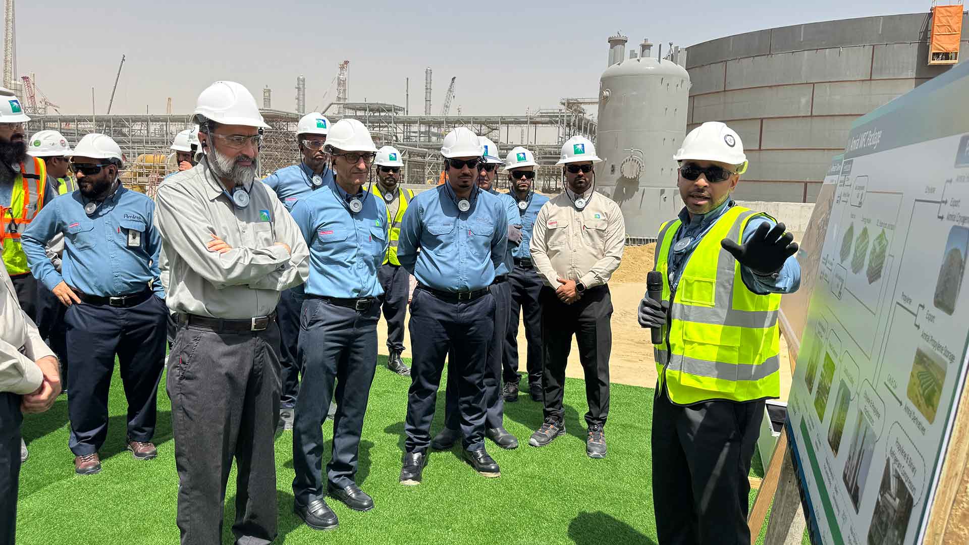 Leadership and legacy: Wail A. Al Jaafari tours AMIRAL Project, recognizes team’s resilience and progress