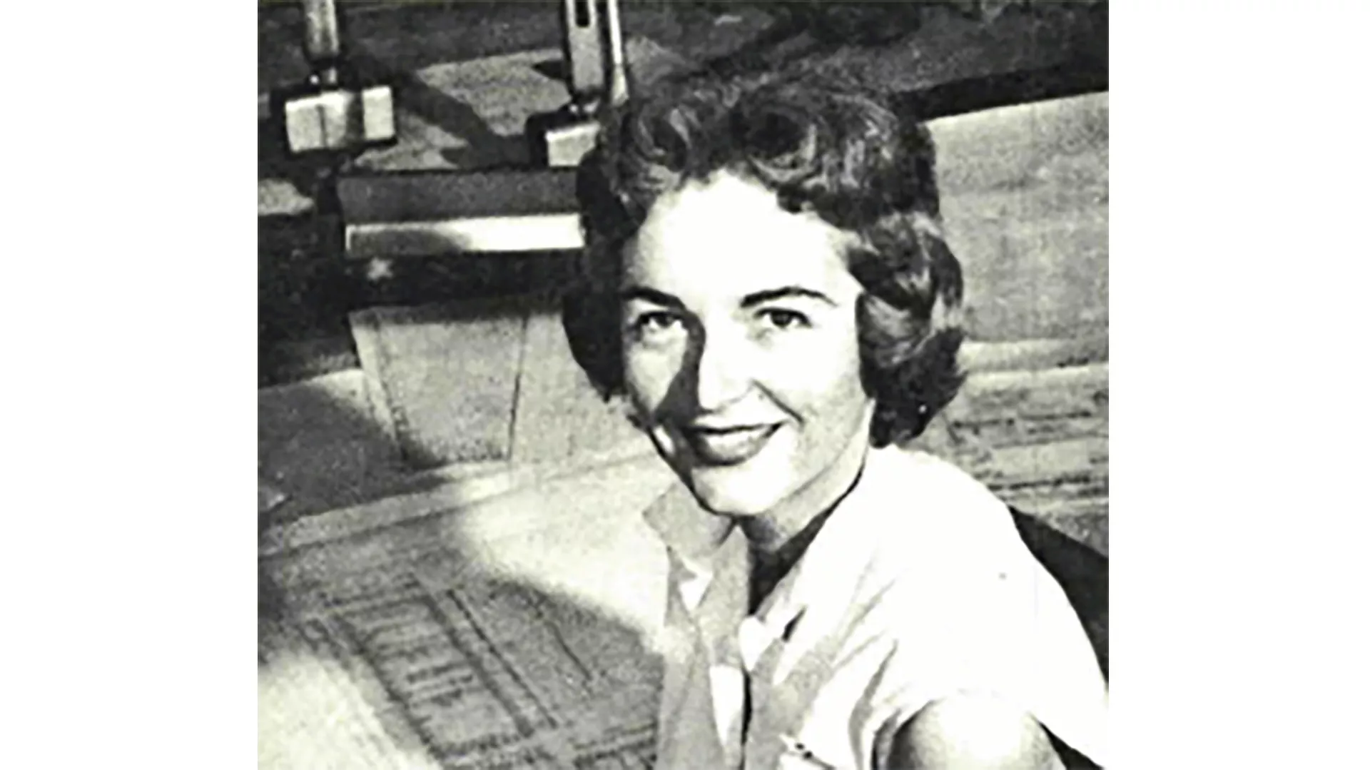 This Day in History (1955): Peggy Mathes -- Woman at Work