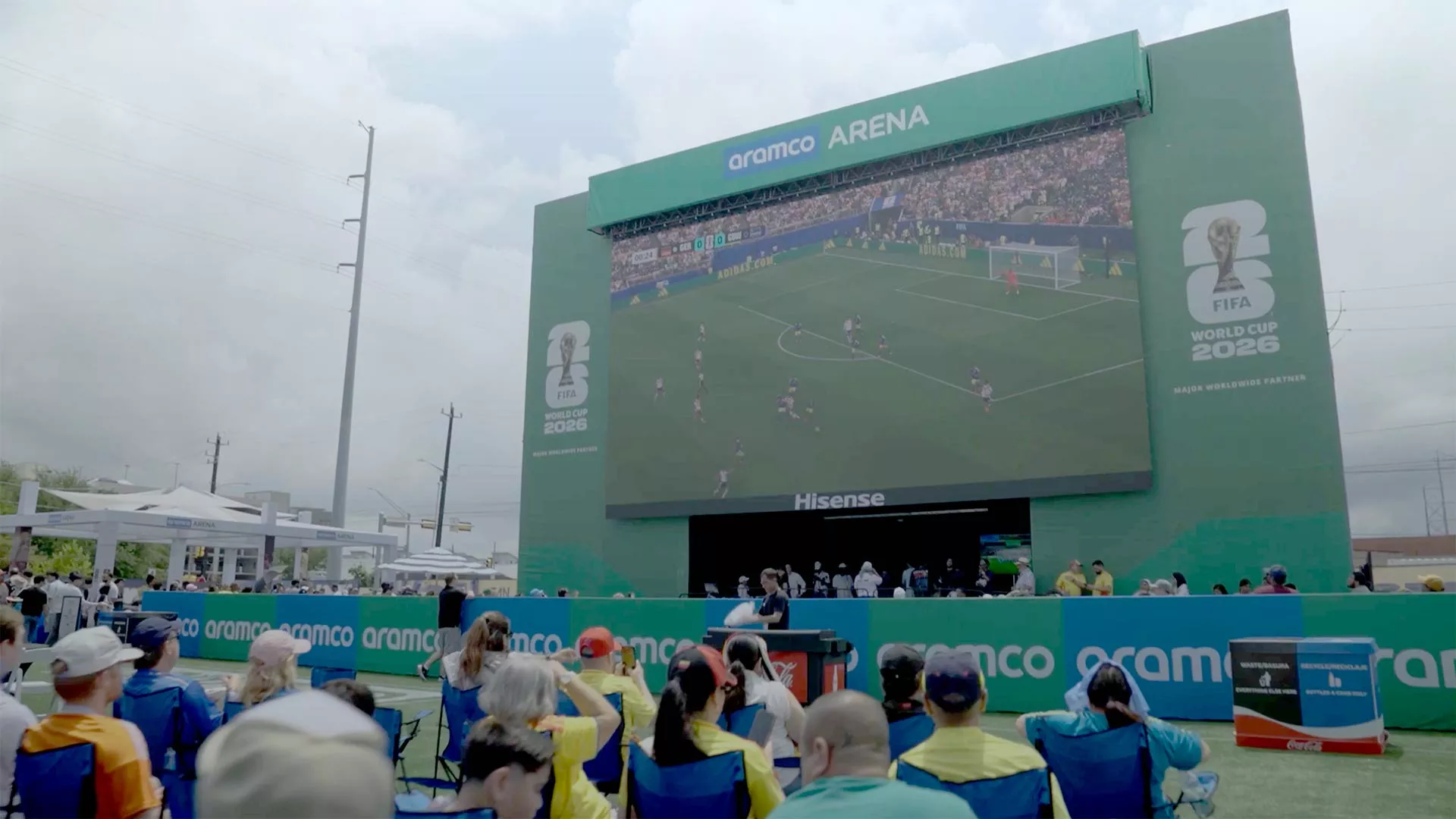 VIDEO: The Aramco Arena at the FIFA Fan Festival™ Houston