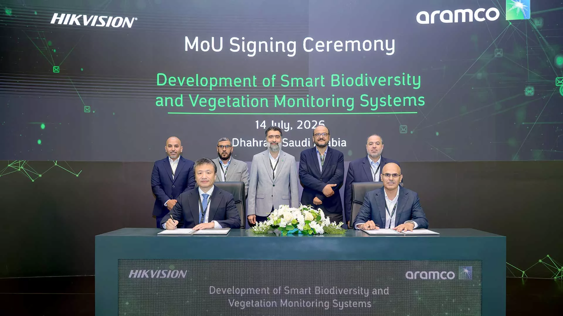 MoU-biodiverse-and-veg-monitoring at Sustainability Technology Partnership Ceremony