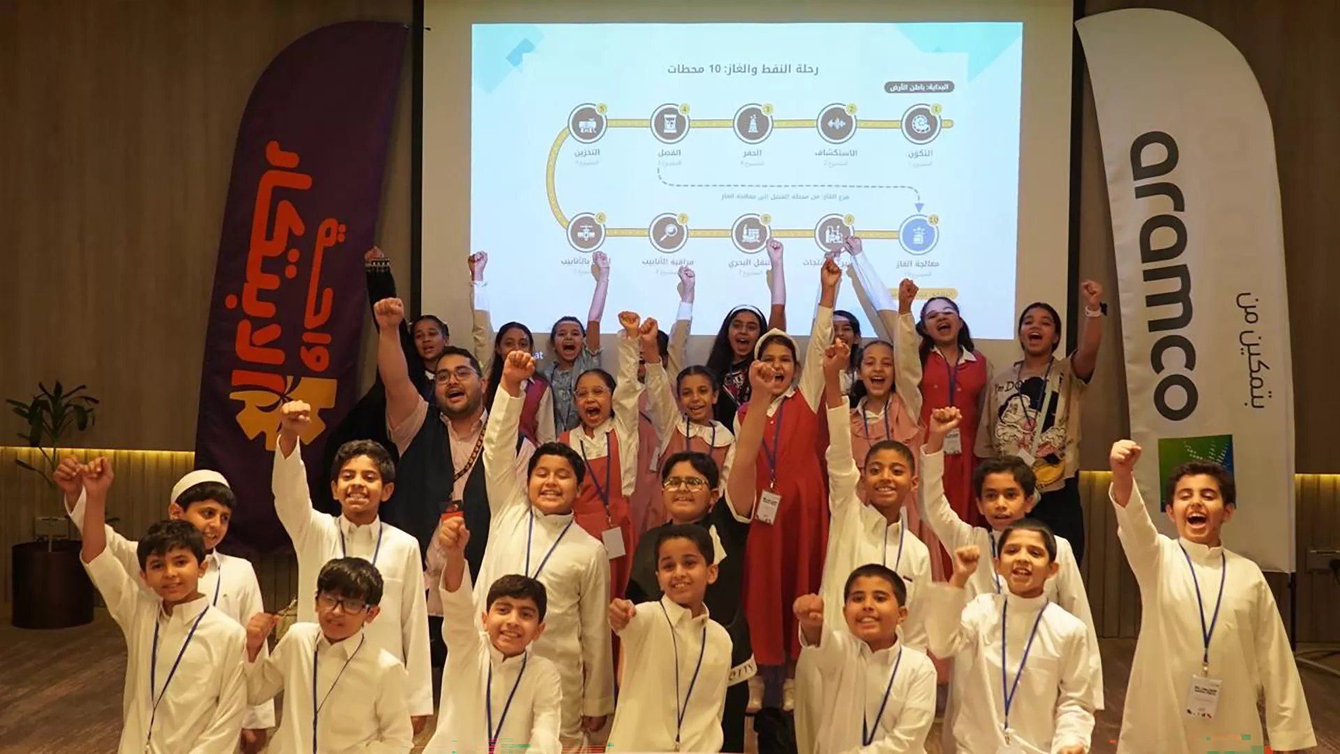 Aramco and Creativity Oasis Bring Hands-On STEM Learning to Students in Abqaiq
