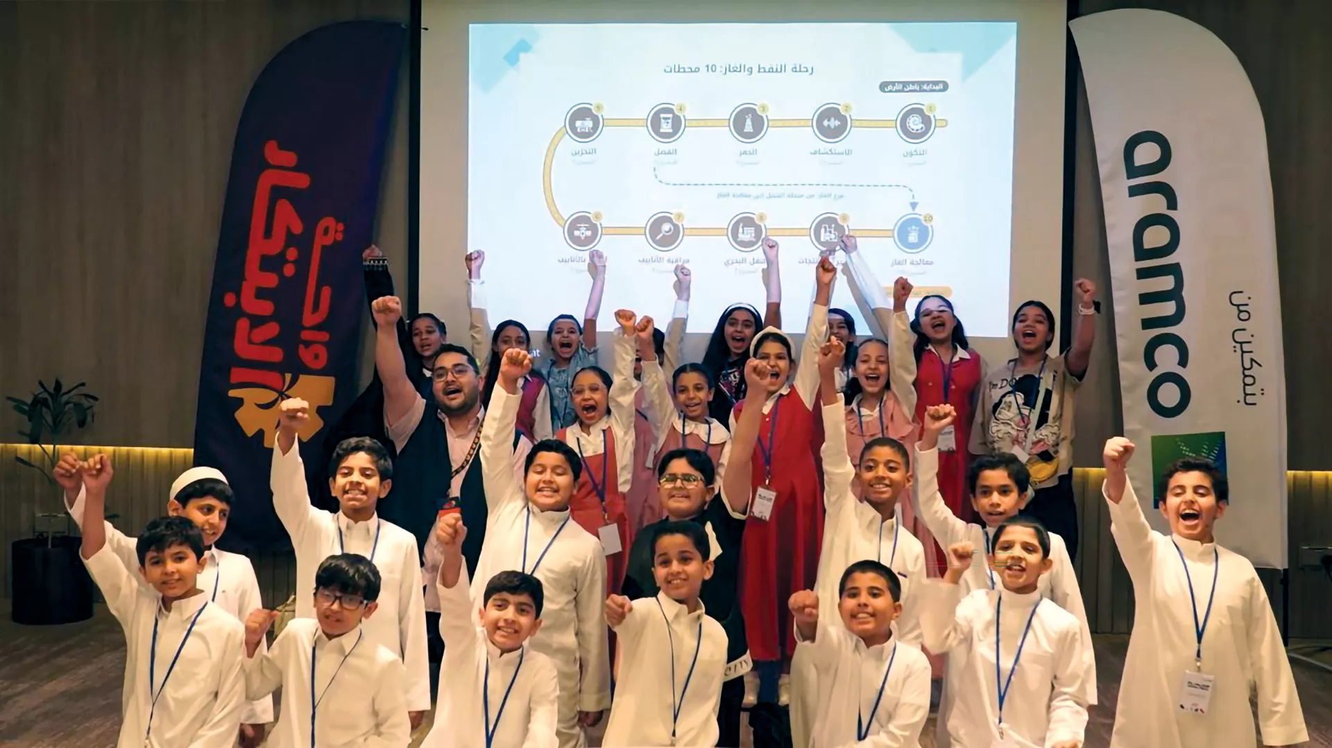 Aramco and Creativity Oasis Bring Hands-On STEM Learning to Students in Abqaiq