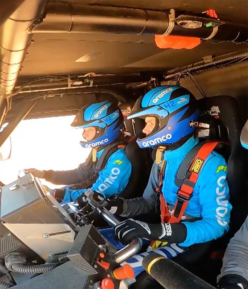 VIDEO: Aramco makes history at Dakar Rally